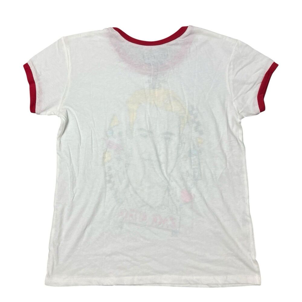 Zack Attack Saved By The Bell Ringer T-Shirt Womens XL White Red‎ Retro 80s - Picture 8 of 8
